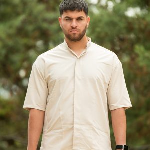 Πουκάμισο Twin Black 04-029 μπεζ