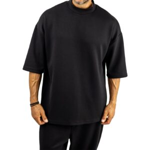 Twin Black T-Shirt Turtleneck
