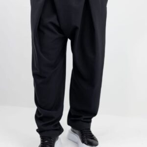 Παντελόνι Twin Black με πιέτες 03-098F